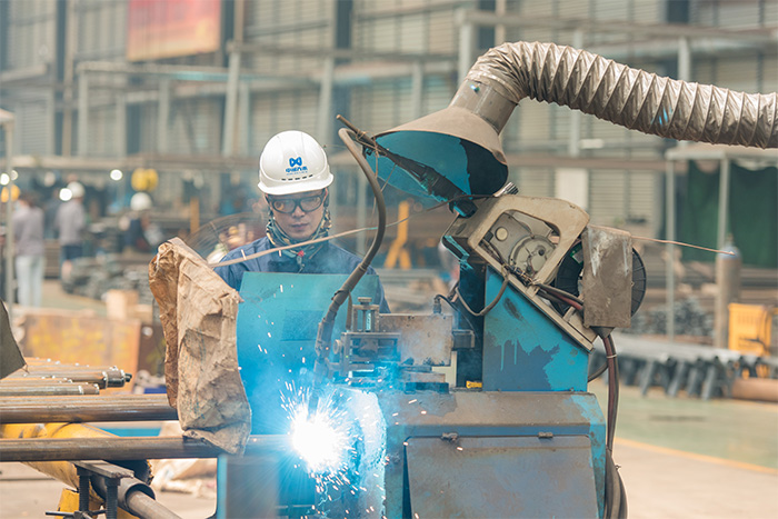 武穴网架自动化焊接